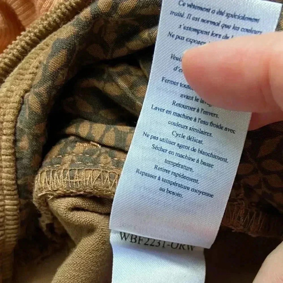 NWT Faherty Garment Dyed Organic Cotton Corduroy Straight Leg Jeans size 26 - Picture 11 of 11